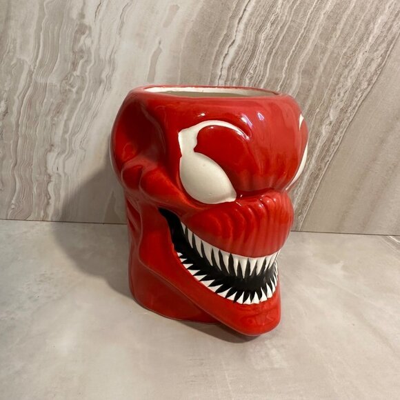 Marvel Other - Marvel Red Carnage Molded Head Mug 16 oz